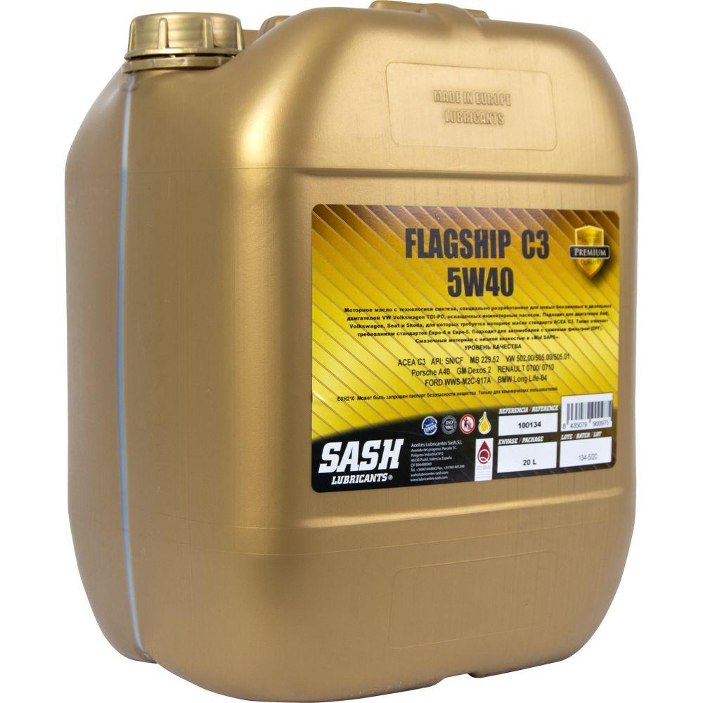 Олива моторна синтетична SASH FLAGSHIP C3 5W40